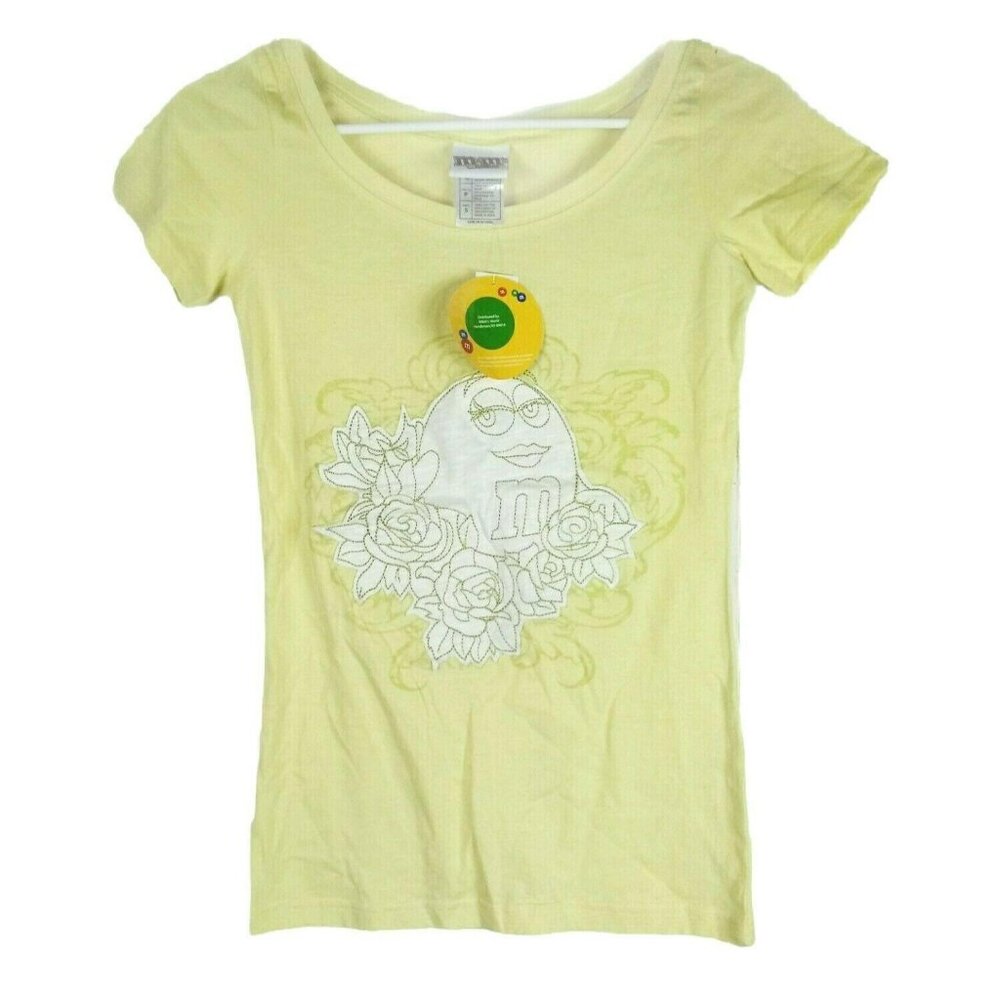 M&M Yellow Character Applique T-Shirt S